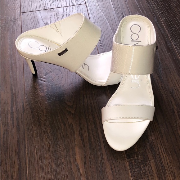 Calvin Klein Shoes - Calvin Klein White Pumps